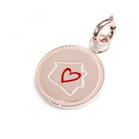 Charm Marlù Nel Mio Cuore in Steel 15CH162R - 15CH162R